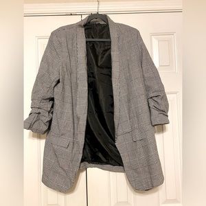 Houndstooth blazer